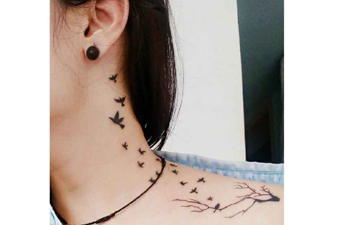 Meaningful Collar Bone Tattoos For Females