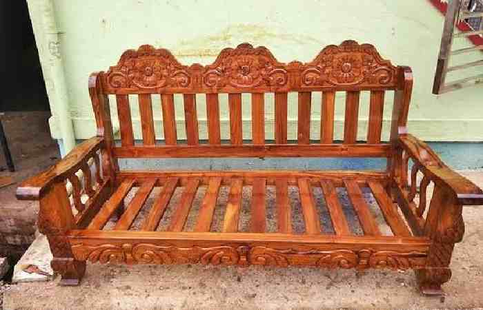 New Model Teak Wood Sofa Set (1)