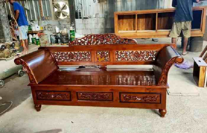 New Model Teak Wood Sofa Set (2)