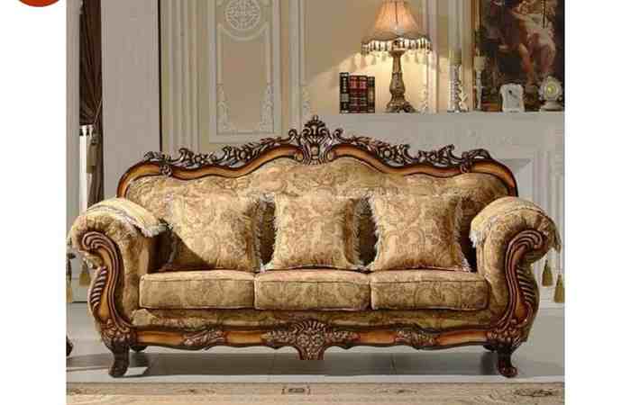 New Model Teak Wood Sofa Set (5)