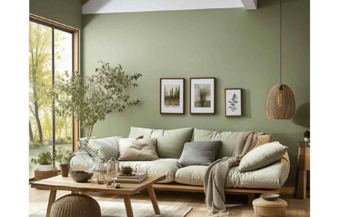 Two Colour Combination for Living Room Walls