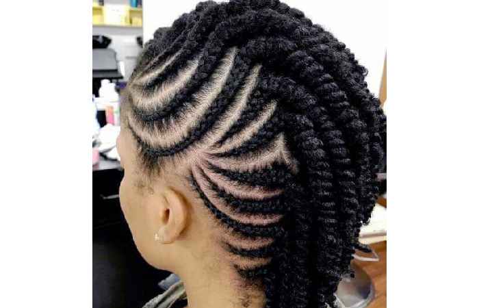 Two Strand Twist Styles For Medium Length Hair (4)