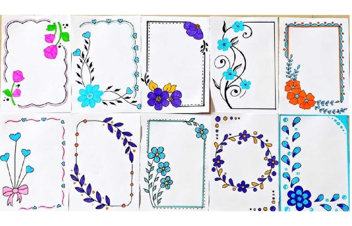 Border Designs for Project Work