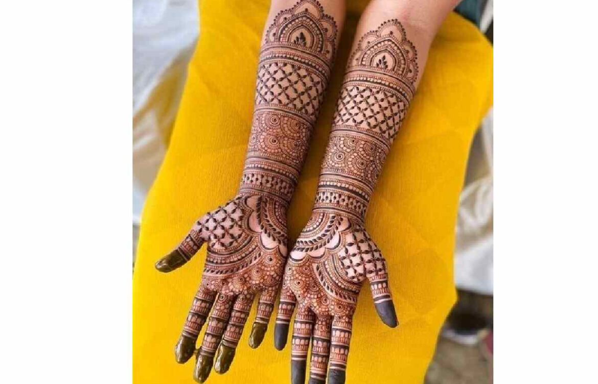 Royal Front Hand Mehndi Design