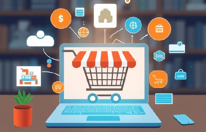 How does e-commerce work?